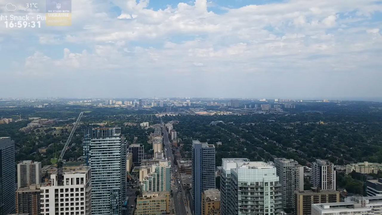 Live HD Webcam Toronto, Ontario, Canada