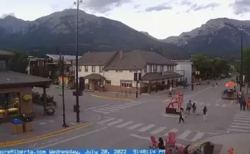 Canmore Webcam, Alberta