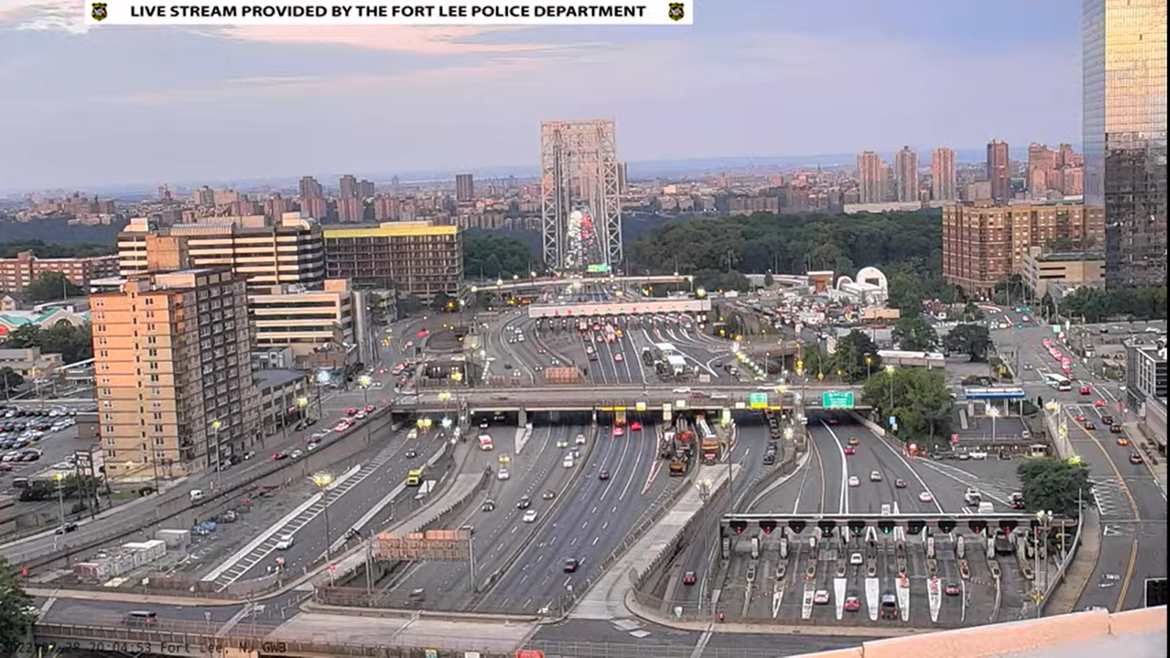 Traffic On GWB | Fort Lee