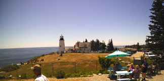 Pemaquid Point Lighthouse Webcam, Bristol Me