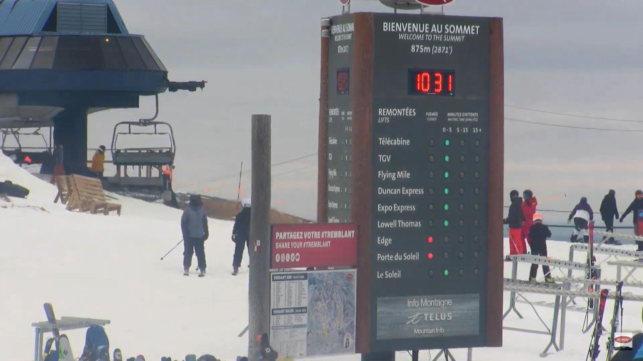 Mont Tremblant Webcam, QC, Canada | Live HD Video