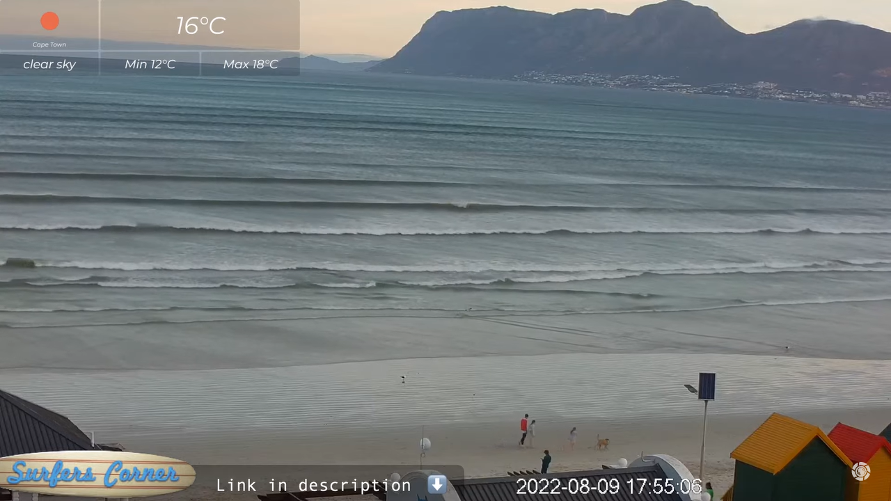 Muizenberg Webcam | HD Beach View in Cape Town