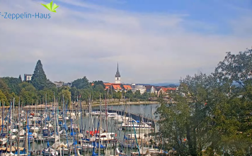 Webcam Friedrichshafen Promenade - Graf Zeppelin - Haus