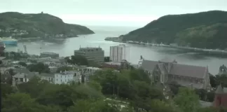 Newfoundland And Labrador webcam | Downtown St John's