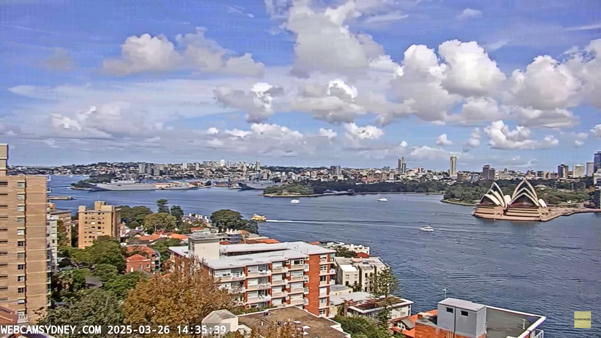 Sydney Harbour Webcam – Sydney, NSW, Australia