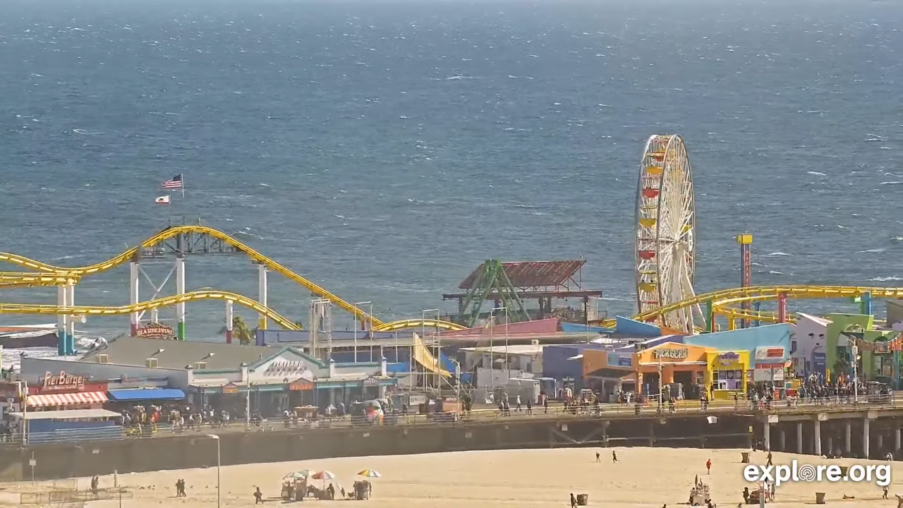 Live Webcam Santa Monica Beach Pier – California, USA