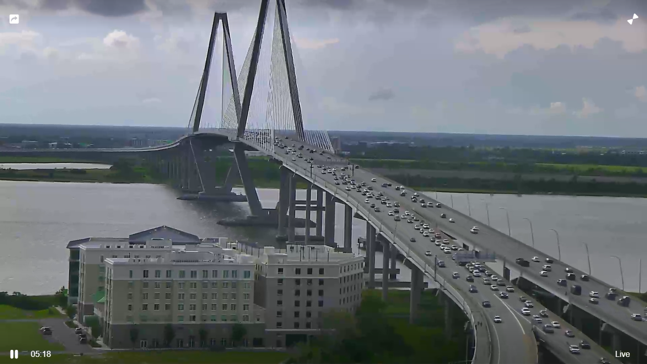 Arthur Ravenel Jr Bridge Traffic Camera