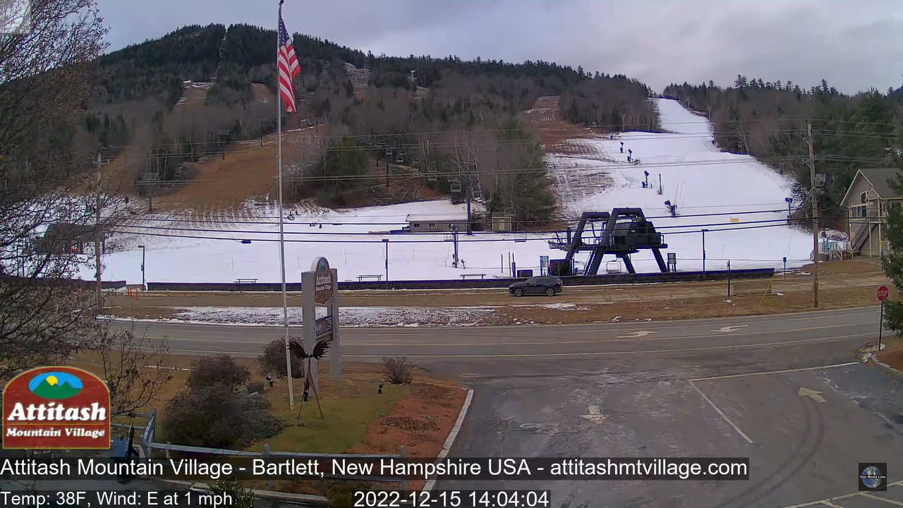 Carroll County live cam Attitash Mountain
