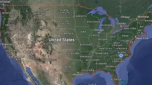 Map of the United States of America