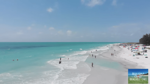 Map of Beaches on Florida Gulf Coast