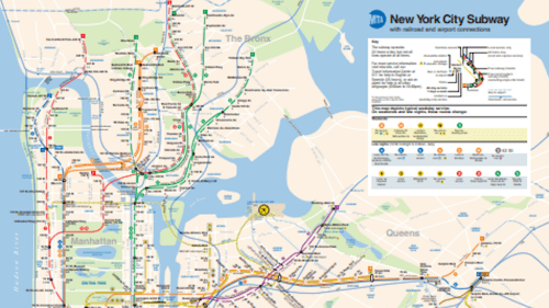 Subway Map of New York City