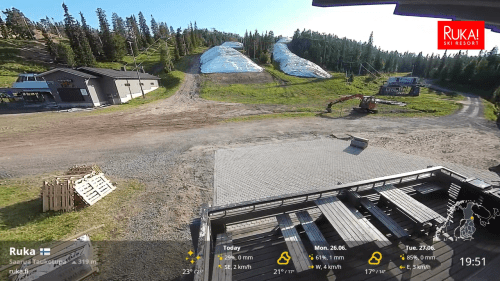Ruka Webcam Ski resort in Finland