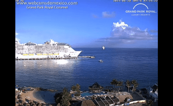 Webcam Cozumel Cruise Port