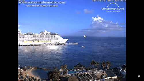 Webcam Cozumel Cruise Port Live Video