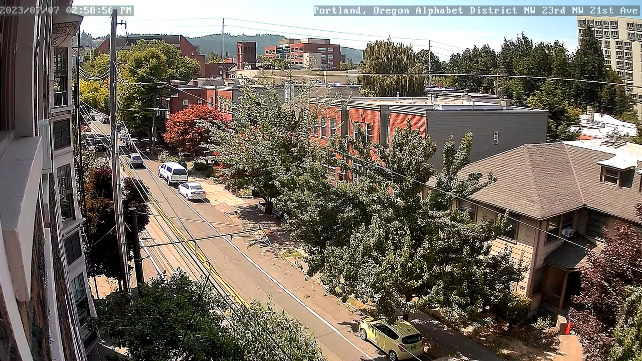 Live Webcam Nob Hill Alphabet District – Portland, Oregon
