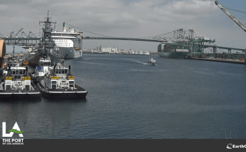 Los Angeles Port Webcam - Ca