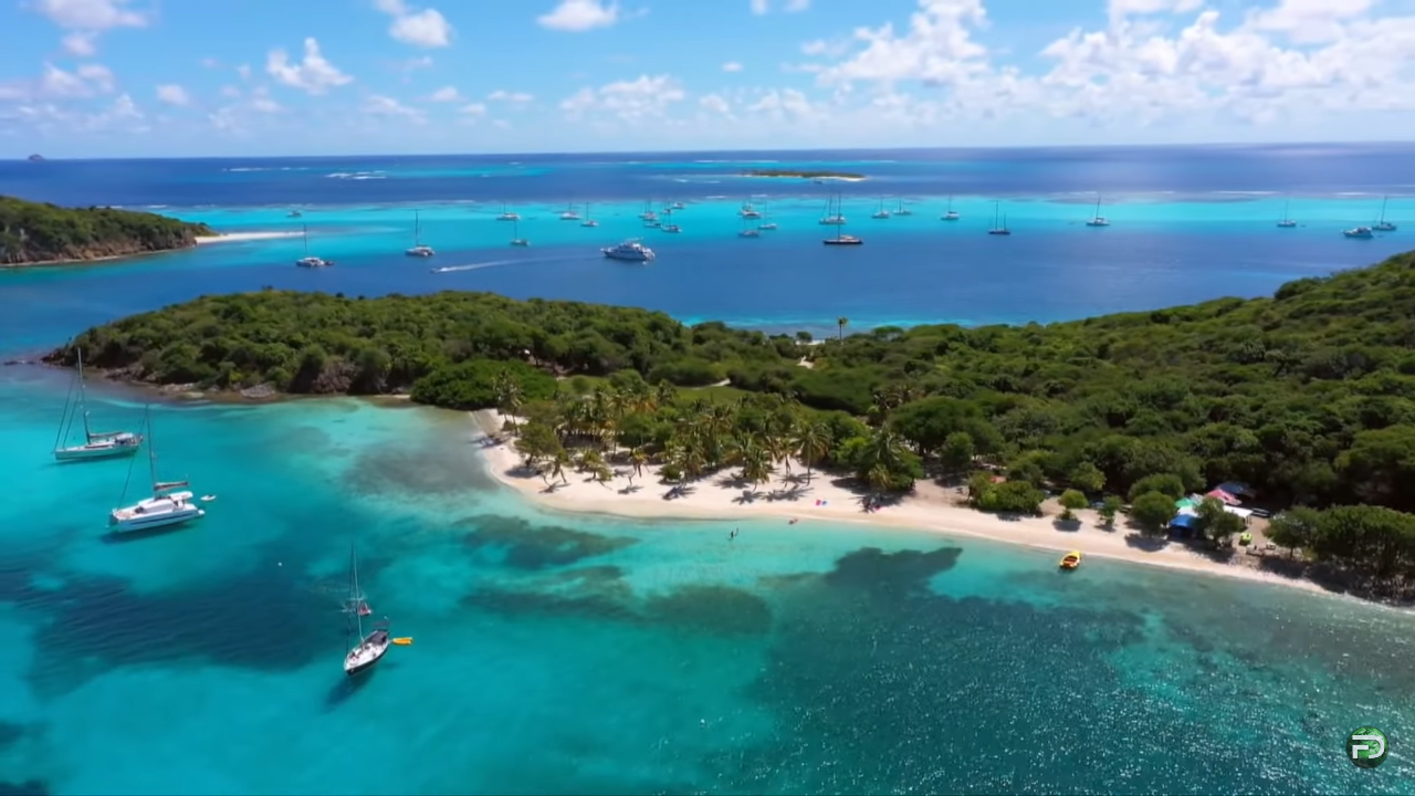 St Vincent and The Grenadines in the Caribbean