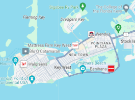 City Of Key West Map Florida