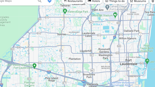 City Map of Fort Lauderdale Florida