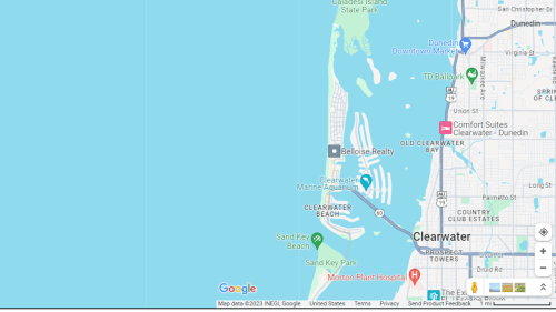 Map Of Clearwater Beach