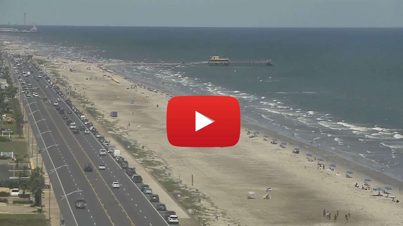 Babes Beach Cam Galveston, TX Live Video