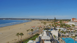 Coronado Webcams - Beach & Hotel