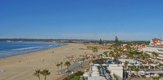 Coronado Webcams - Beach & Hotel