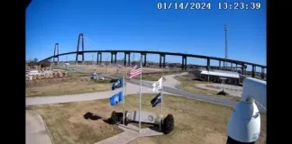 Hale Boggs Memorial Bridge Live Webcam, Destrehan, Louisiana