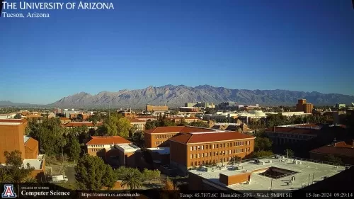 University of Arizona Computer Science Building Live Webcam