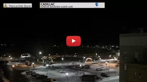 Live Cadillac, Michigan Webcam W Cass St. New