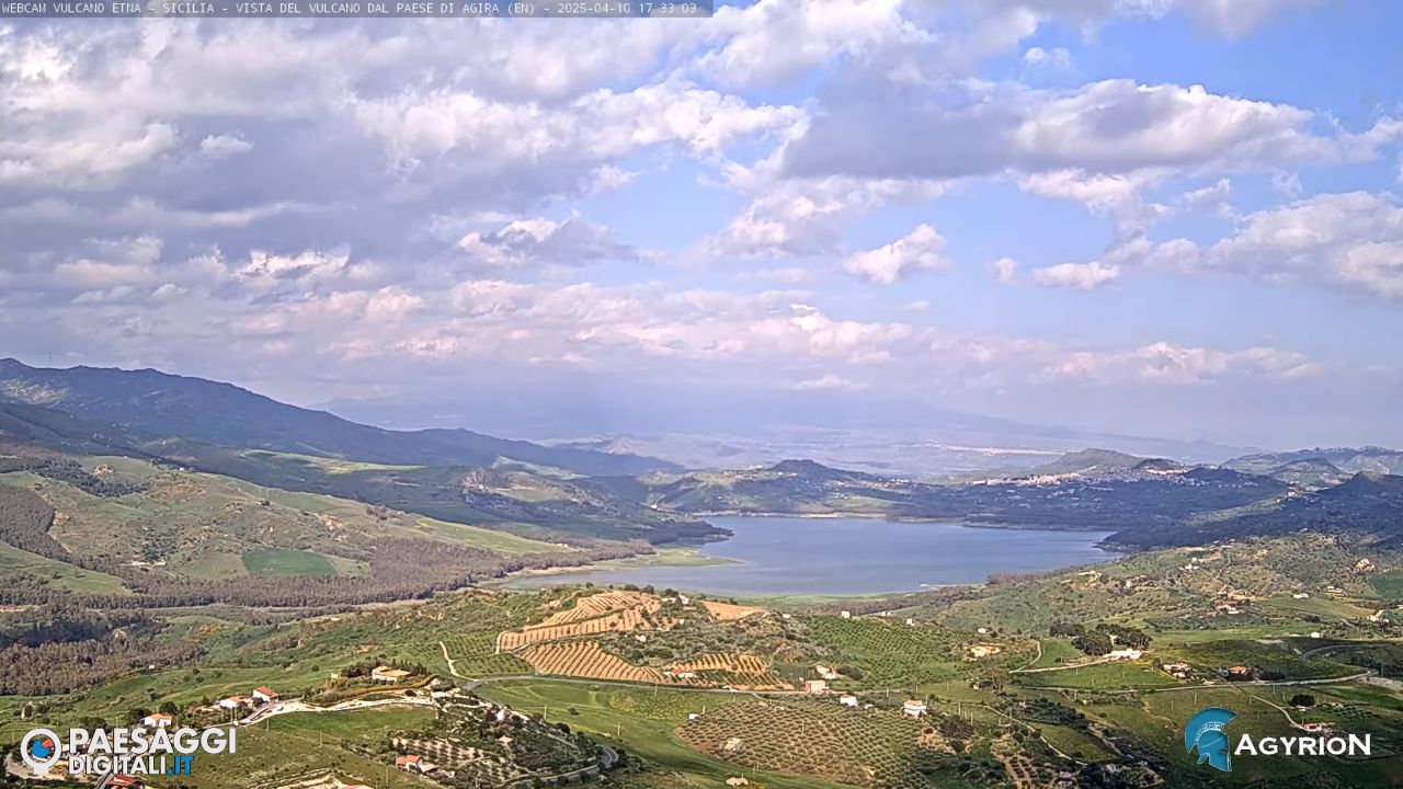 Mt Etna Webcam Live Video | Agira Village | Sicily, Italy