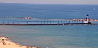 Michigan City East Pierhead Lighthouse Live Webcam