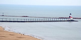 Michigan City Lighthouse East Pierhead Live Webcam | Indiana