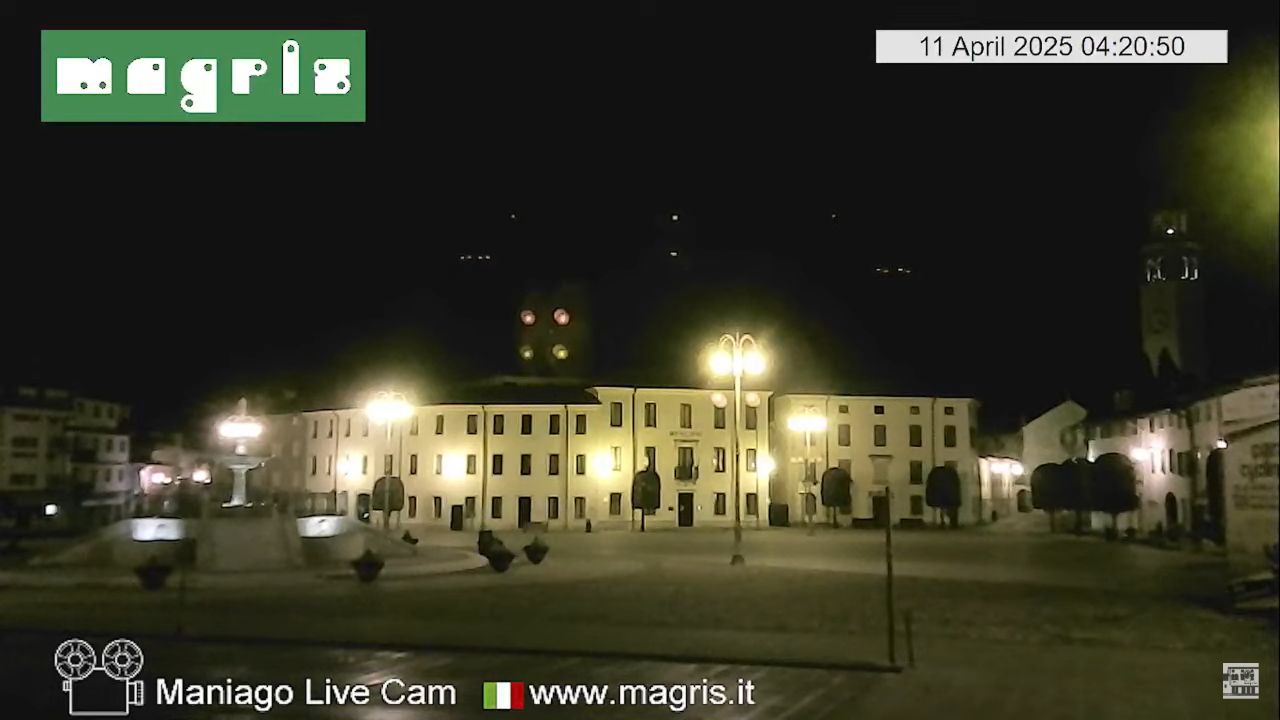 Maniago Webcam | Piazza | Magris Electronics | Live Video