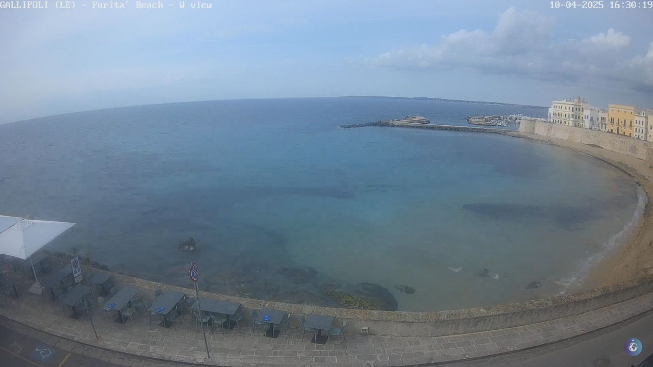 Gallipoli Italy Live Webcam – Purità Beach