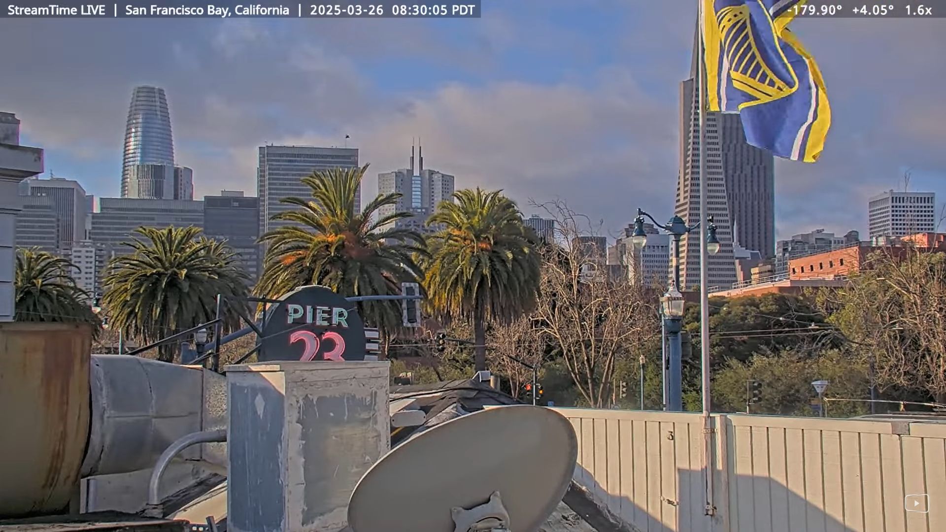Live San Francisco Cam From Pier 23 Cafe PTZ