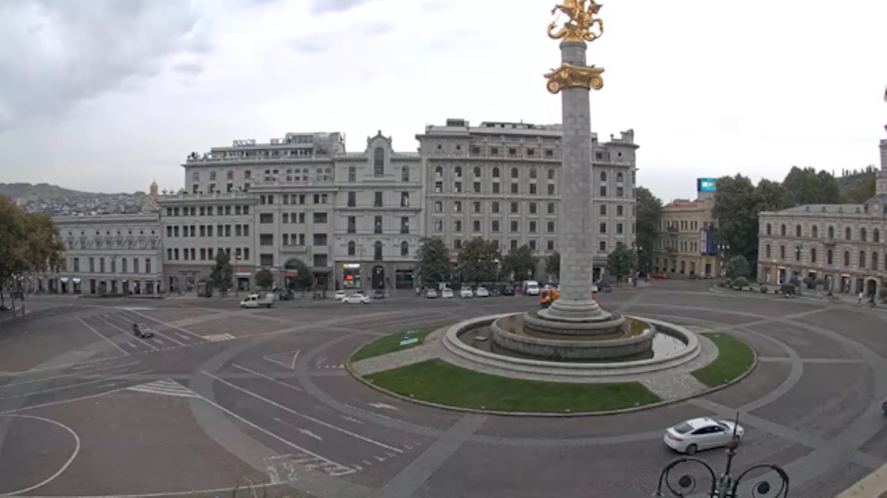 Freedom Square Tbilisi, Georgia – Live HD Webcam Video