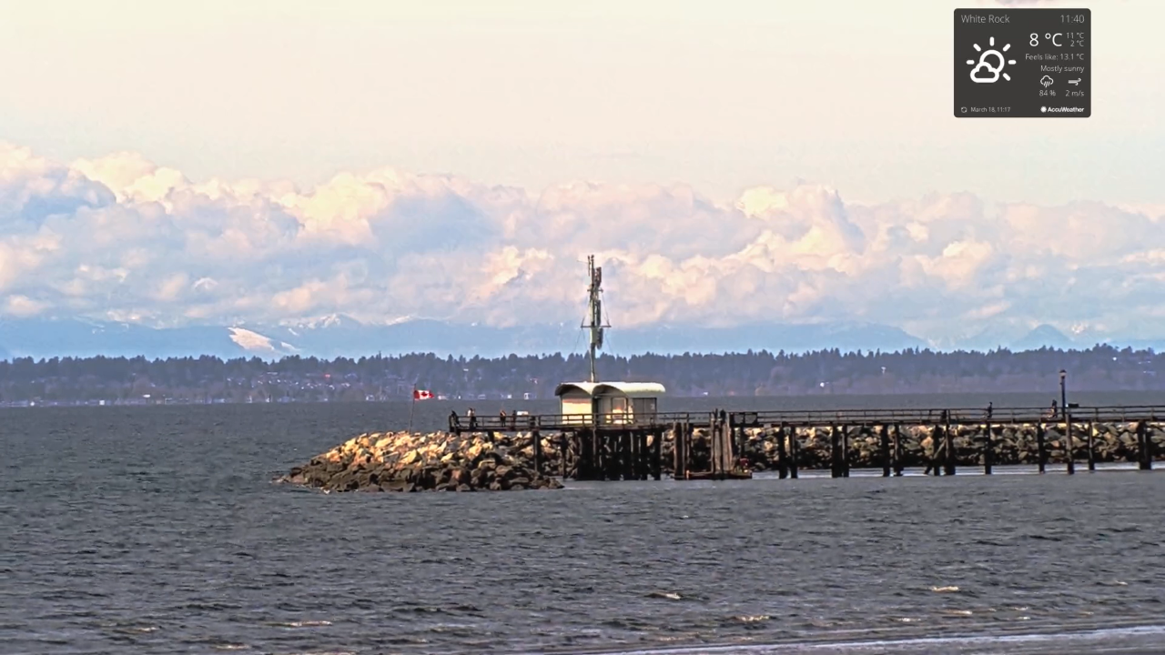 East Beach Live Webcam - White Rock, BC - Canada