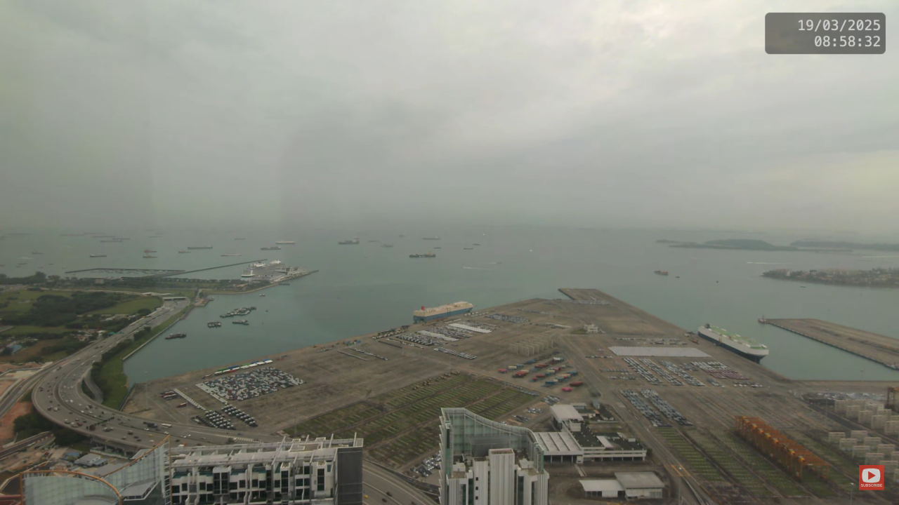 Port of Singapore Live Webcam – Tanjong Pagar District