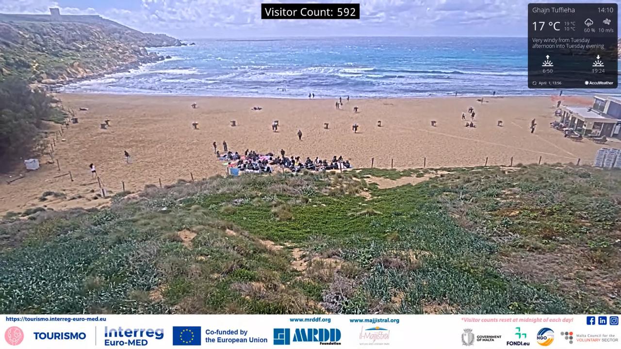 Golden Bay Live Webcam – Malta