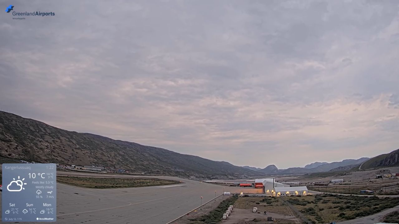 Live Webcam Kangerlussuaq Airport – Qeqqata, Greenland