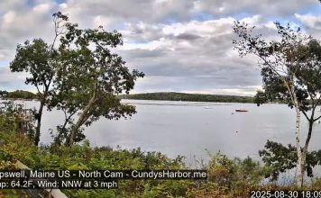 Live Webcam Harpswell, Maine - Cundy Harbor