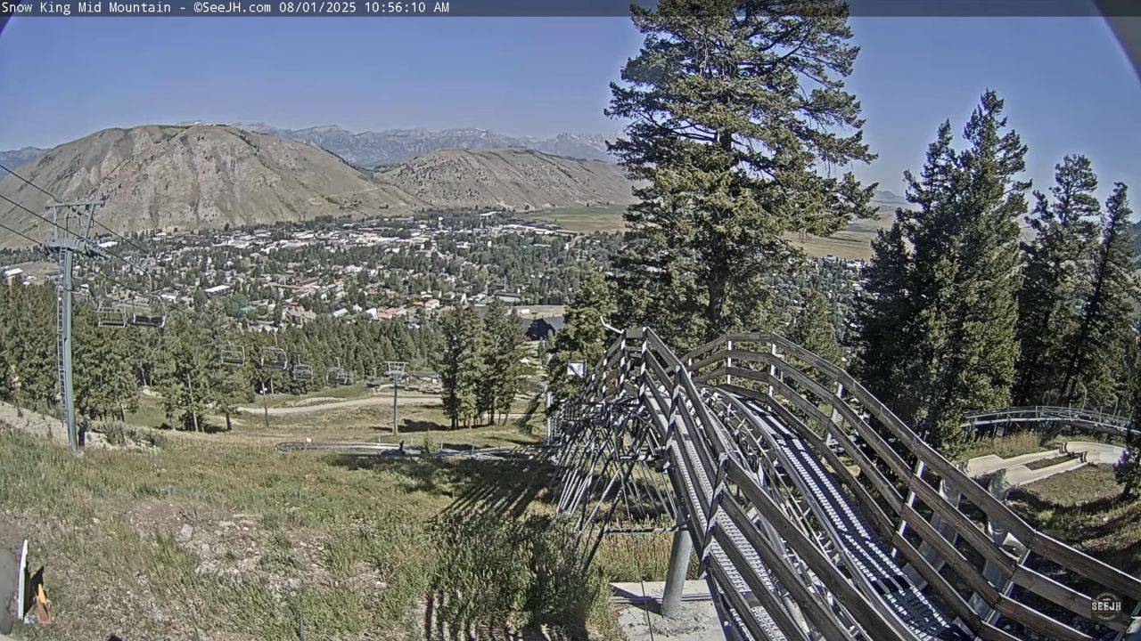 Live Webcam Snow King Mid Mountain – Jackson Hole, WY