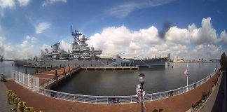 Live Webcam Battleship New Jersey - Camden, Nj