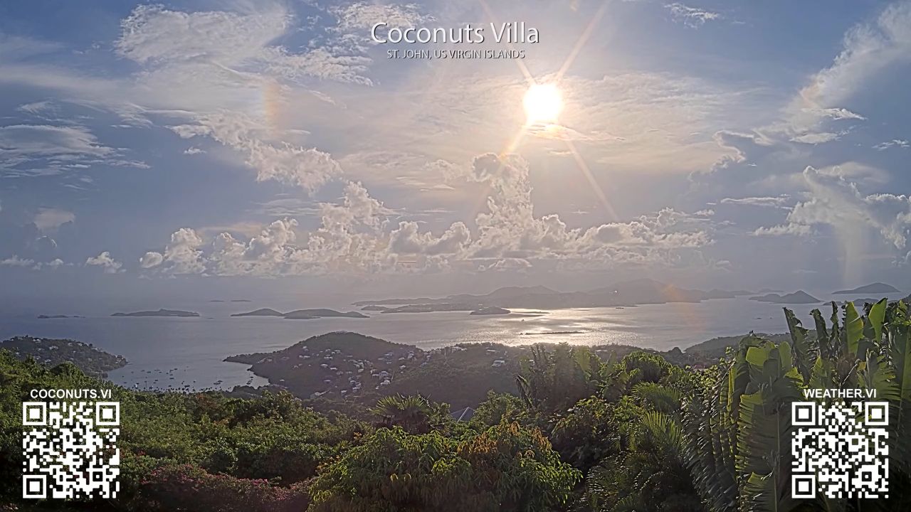 Live Webcam Coconuts Villa – Gifft Hill, St John, USVI