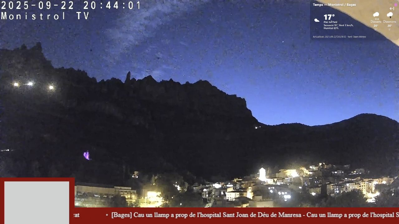 Live Webcam Montserrat – Catalonia, Spain
