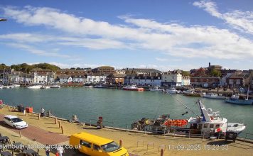 Live Webcam Weymouth Harbour - The George Bar & Grill