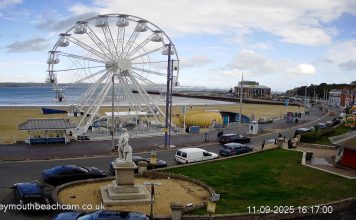 Cactus Tearooms Live Webcam - Weymouth Beach