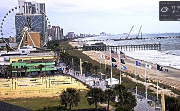 Myrtle Beach Boardwalk Live Webcam - South Carolina, Usa